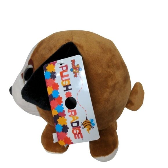 Toy Factory Plush Parade Brown Roly Poly Puppy Dog Stuffed Animal 2018 9" - Picture 4 of 6